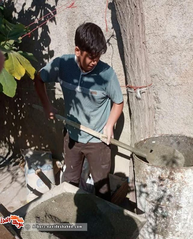 گزارش تصویری| همت جهادگران در بازسازی خانه محروم در روستای ایپک شهرستان اشتهارد