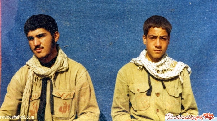 از چپ: ابراهیم گودرزی - ایرج نیکچه فراهانی
