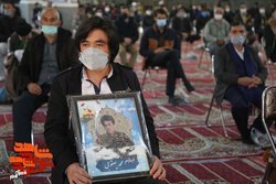 مراسم ششمین یادواره شهدای مدافع حرم از دوربین نوید شاهد+فیلم