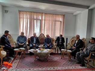سفر مشاور عالی رئیس بنیاد شهید به زنجان و پیگیری...